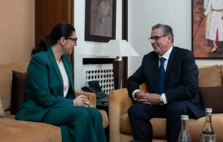 السيد عزيز أخنوش يسلم السلط للسيدة فاطمة الزهراء المنصوري إيذانًا ببدء مرحلة حكومية جديدة 