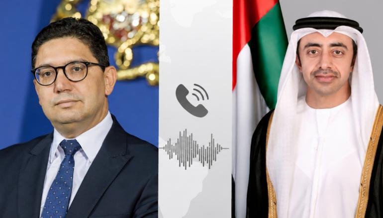  عبدالله بن زايد وبوريطة يؤكدان متانة الشراكة الإماراتية المغربية ورؤية مشتركة لتعزيز أمن المنطقة  