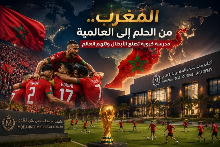  من الحلم إلى الهيمنة... كيف أصبحت المدرسة الكروية المغربية نموذجًا عالميًا يُدرَّس؟  