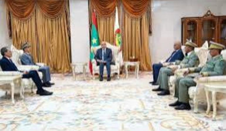 وفد يقوده المفتش العام للقوات المسلحة الملكية يقوم بزيارة عمل لموريتانيا