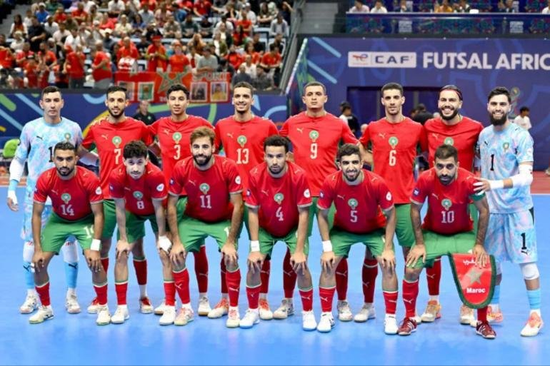  أسود القاعة يكتسحون مصر بسداسية نظيفة ويضربون موعداً مع أنغولا في نهائي كأس إفريقيا  