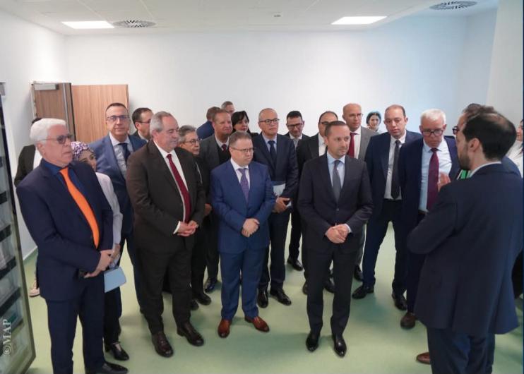  تدشين قطب الطب الدقيق بمؤسسة محمد السادس للعلوم والصحة بالرباط   