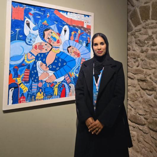 الفنانة التشكيلية مريم الحلاوي: عندما تتحول الألوان إلى لغة الروح   