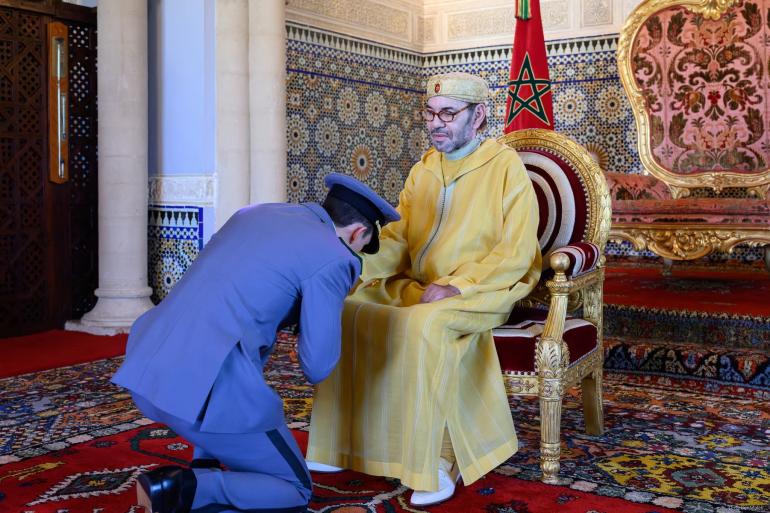  جلالة الملك يعين ولي العهد الأمير مولاي الحسن منسقا لمكاتب ومصالح القيادة العامة للقوات  المسلحة الملكية  