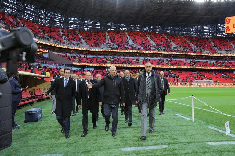 عبد اللطيف حموشي المدير العام للأمن الوطني ومراقبة التراب الوطن في زيارة ميدانية للمركب الرياضي الأمير مولاي عبد الله     