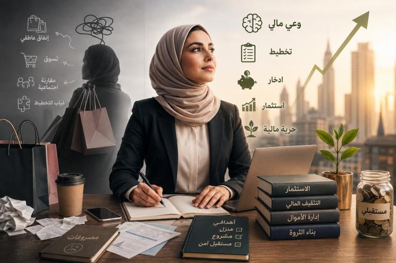  كيف تتحول المرأة من مستهلكة للدخل إلى صانعة للثروة؟ 
