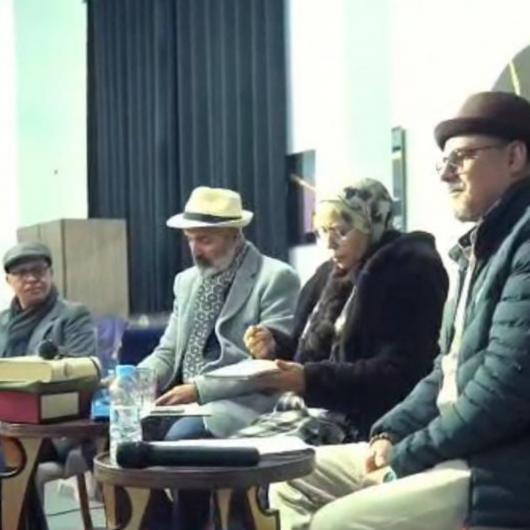 معرض تقاطعات حروفية برواق Inex الشاوي خشب بسلا رسم عوالم من الجمال والتأمل   